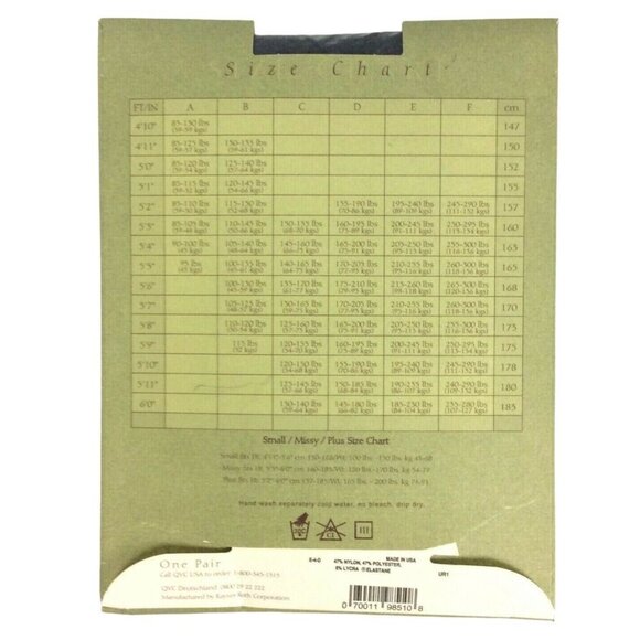 Legacy Legwear Microfiber Control Top Tights Size B Medium Gray Heather - Picture 2 of 3